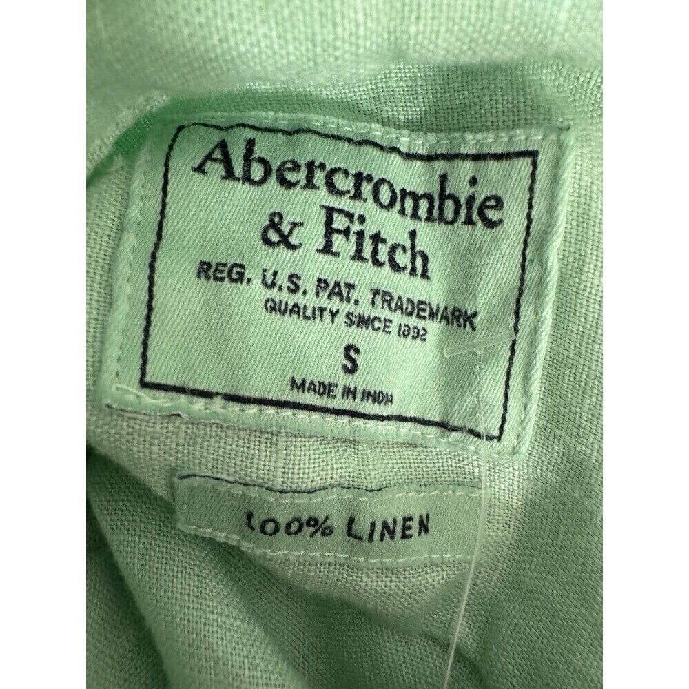 NEW ABERCROMBIE AND FITCH MINT COLOR SHIRT MENS SIZE Small NWT - Picture 6 of 11